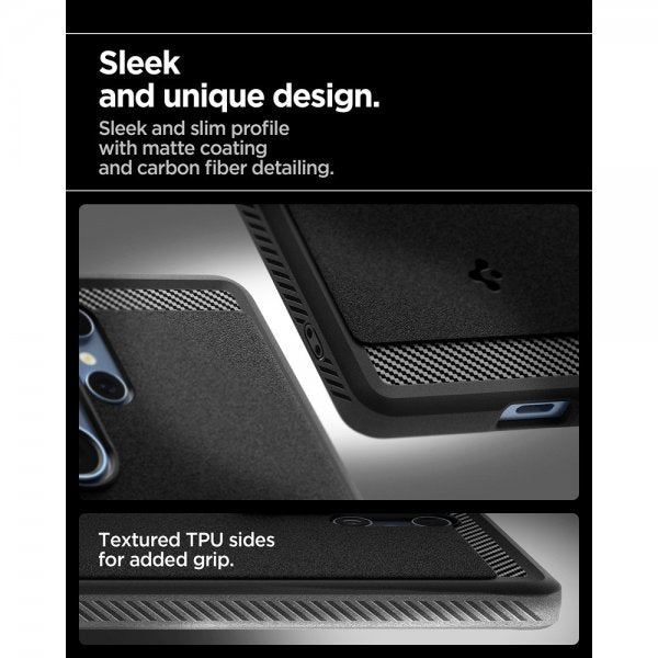 Spigen Samsung Galaxy S25 Ultra Skal Rugged Armor MagFit Matte Black