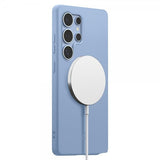 Spigen Samsung Galaxy S25 Ultra Skal Silicone Fit MagFit Sapphire Blue