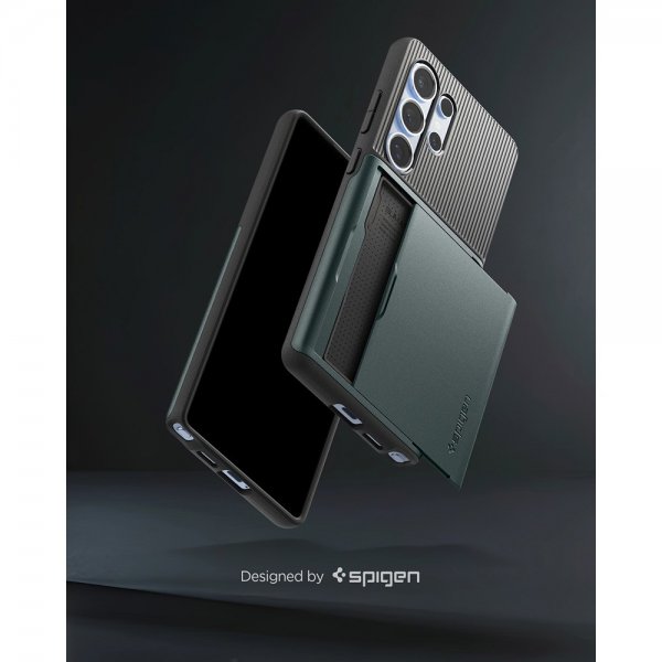 Spigen Samsung Galaxy S25 Ultra Skal Slim Armor CS Abyss Green