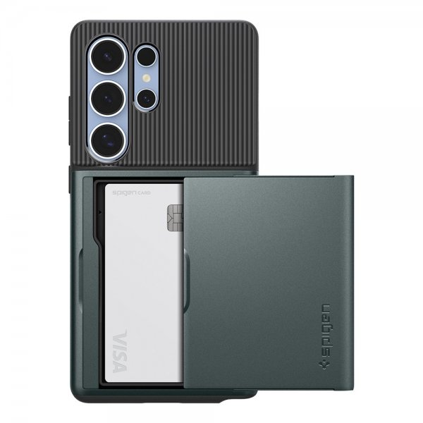 Spigen Samsung Galaxy S25 Ultra Skal Slim Armor CS Abyss Green
