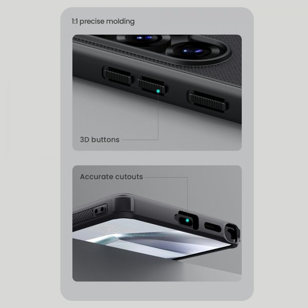 Nillkin Samsung Galaxy S25 Ultra Skal Super Frosted Shield Pro MagSafe Svart