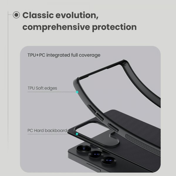 Nillkin Samsung Galaxy S25 Ultra Skal Super Frosted Shield Pro Svart