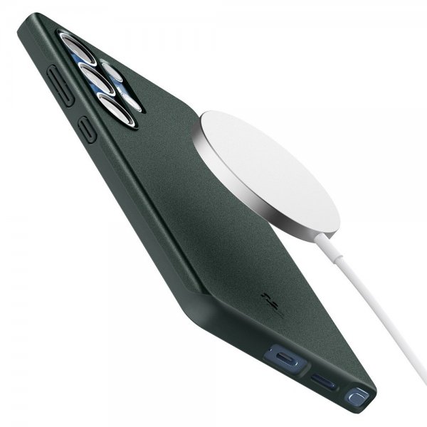 Spigen Samsung Galaxy S25 Ultra Skal Thin Fit MagFit Abyss Green