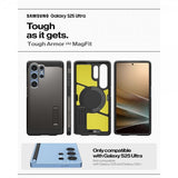 Spigen Samsung Galaxy S25 Ultra Skal Tough Armor MagFit Gunmetal