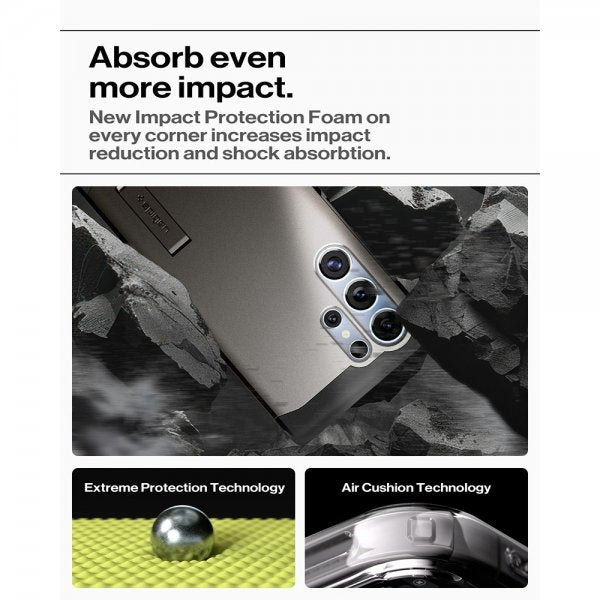 Spigen Samsung Galaxy S25 Ultra Skal Tough Armor MagFit Gunmetal