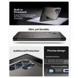 Spigen Samsung Galaxy S25 Ultra Skal Tough Armor MagFit Gunmetal