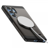 Spigen Samsung Galaxy S25 Ultra Skal Tough Armor MagFit Gunmetal