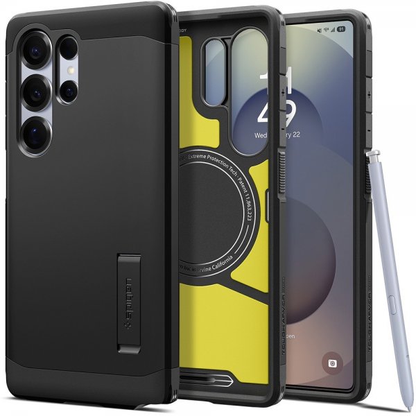 Spigen Samsung Galaxy S25 Ultra Skal Tough Armor MagFit Svart