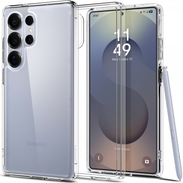 Spigen Samsung Galaxy S25 Ultra Skal Ultra Hybrid Crystal Clear