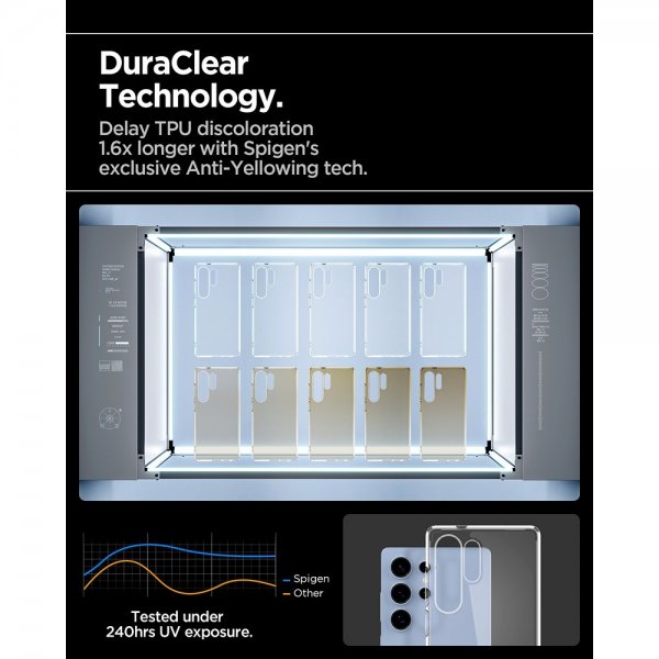 Spigen Samsung Galaxy S25 Ultra Skal Ultra Hybrid Crystal Clear