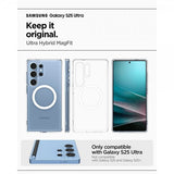 Spigen Samsung Galaxy S25 Ultra Skal Ultra Hybrid MagFit Clear White