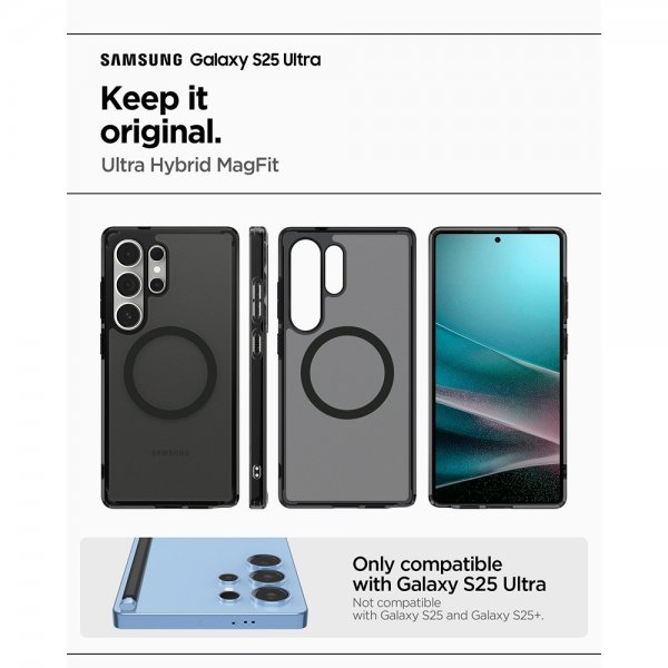 Spigen Samsung Galaxy S25 Ultra Skal Ultra Hybrid MagFit Frost Black