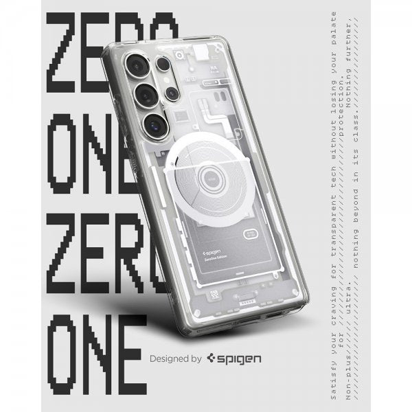 Spigen Samsung Galaxy S25 Ultra Skal Ultra Hybrid Zero One MagFit Vit