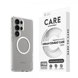CARE by PanzerGlass Samsung Galaxy S25 Ultra Skal Urban Combat MagSafe Vit