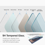 Spigen Samsung Galaxy S25 Ultra Skärmskydd GLAS.tR EZ Fit 2-pack