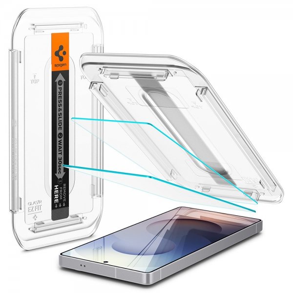 Spigen Samsung Galaxy S25 Ultra Skärmskydd GLAS.tR EZ Fit 2-pack
