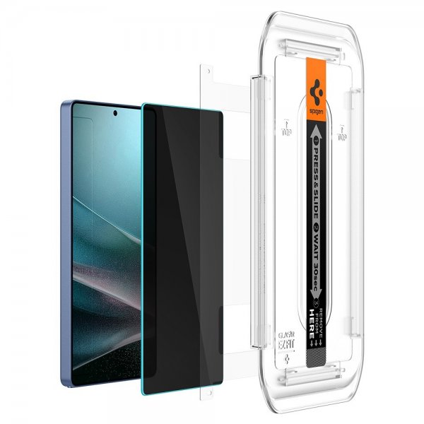 Spigen Samsung Galaxy S25 Ultra Skärmskydd GLAS.tR EZ Fit Privacy 2-pack