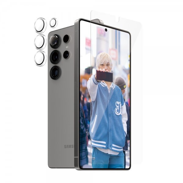 PanzerGlass Samsung Galaxy S25 Ultra Skärmskydd och Kameraskydd 2-in-1 Bundle