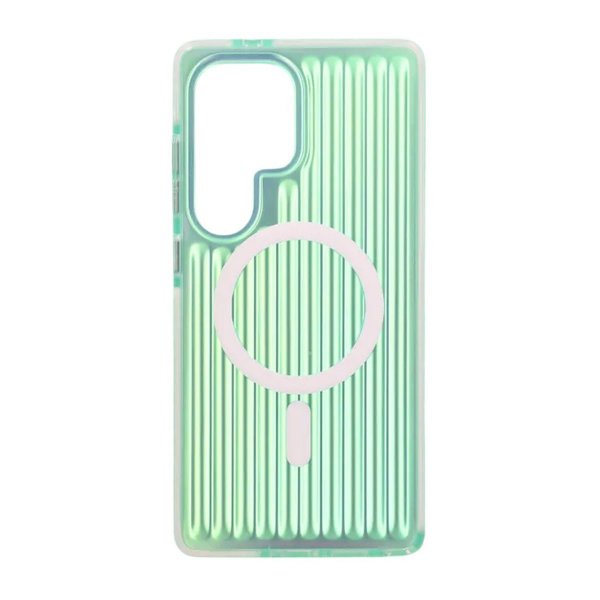 Samsung Galaxy S25 Ultra Skal TPU MagSafe Reflekterande Grön