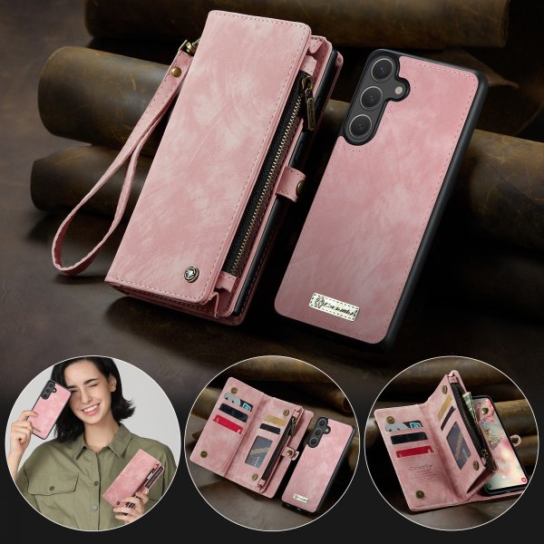 CaseMe Samsung Galaxy S26 Fodral 008 Series Löstagbart Skal Rosa