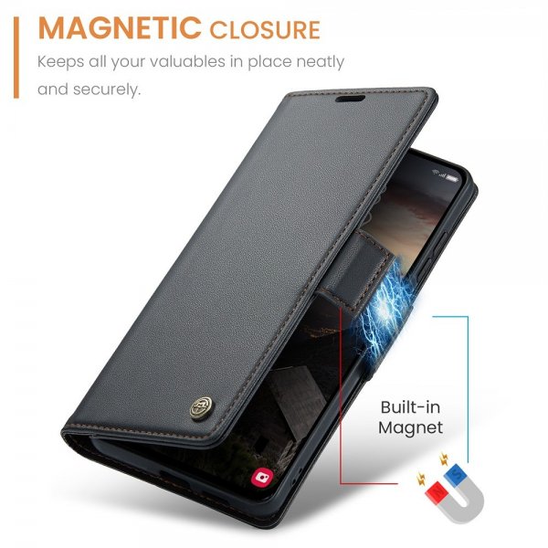 CaseMe Samsung Galaxy S26 Fodral 023 Series Svart