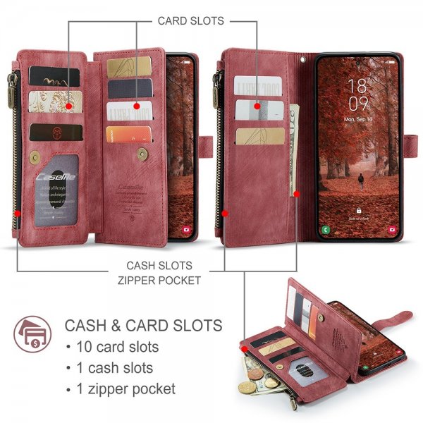 CaseMe Samsung Galaxy S26 Fodral C30 Series Röd