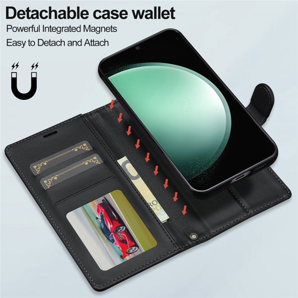 Nordic Covers Samsung Galaxy S26 Fodral med avtagbart MagSafe-skal Raven Black