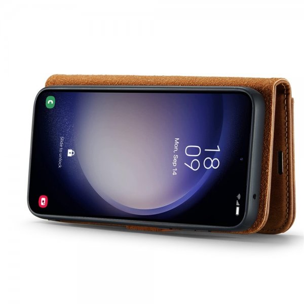 Dg.Ming Samsung Galaxy S26 Fodral med Löstagbart Skal Brun