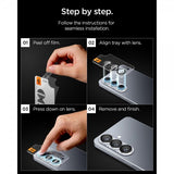 Spigen Samsung Galaxy S26 Kameraskydd GLAS.tR EZ Fit Optik Pro 2-pack Svart