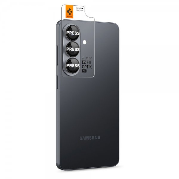 Spigen Samsung Galaxy S26 Kameraskydd GLAS.tR EZ Fit Optik Pro 2-pack Svart