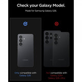 Spigen Samsung Galaxy S26 Kameraskydd GLAS.tR EZ Fit Optik Pro 2-pack Svart