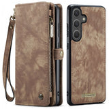 CaseMe Samsung Galaxy S26 Plus Fodral 008 Series Löstagbart Skal Brun