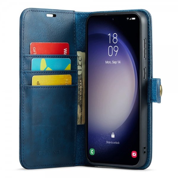 Dg.Ming Samsung Galaxy S26 Plus Fodral med Löstagbart Skal Blå
