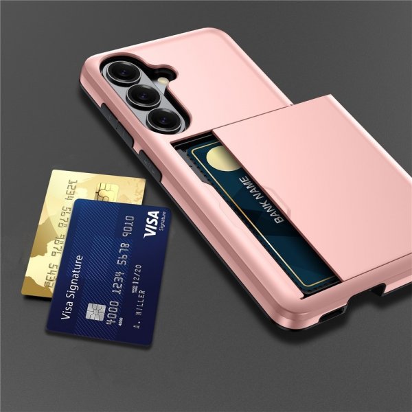 Samsung Galaxy S26 Plus Skal Card Slide Svart