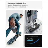 Spigen Samsung Galaxy S26 Plus Skal Liquid Air MagFit Marble Gray