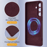 Samsung Galaxy S26 Plus Skal med Strap Silikon MagSafe Röd