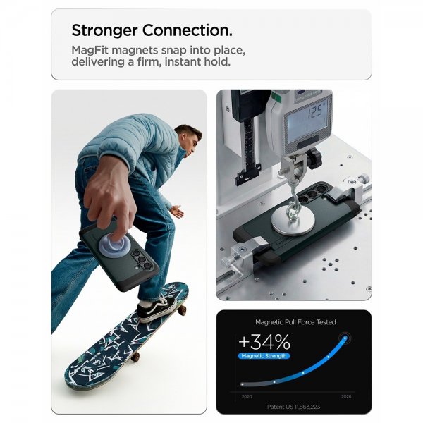 Spigen Samsung Galaxy S26 Plus Skal Tough Armor MagFit Abyss Green