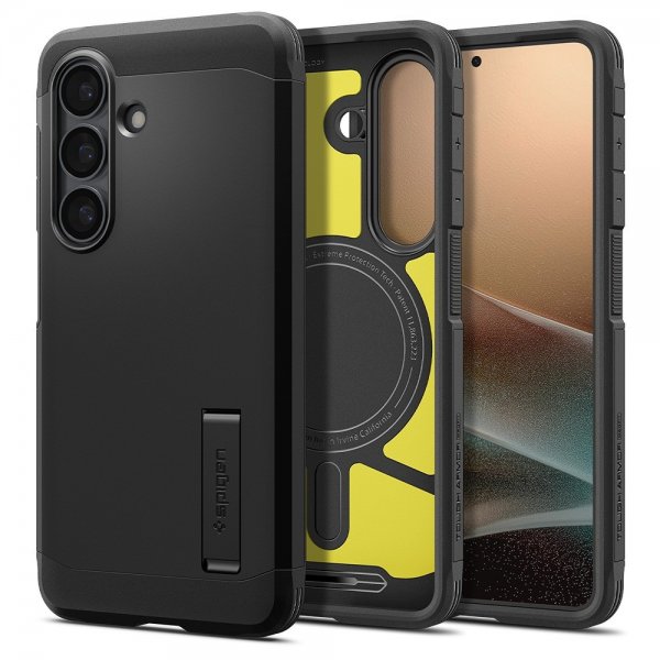 Spigen Samsung Galaxy S26 Plus Skal Tough Armor MagFit Svart