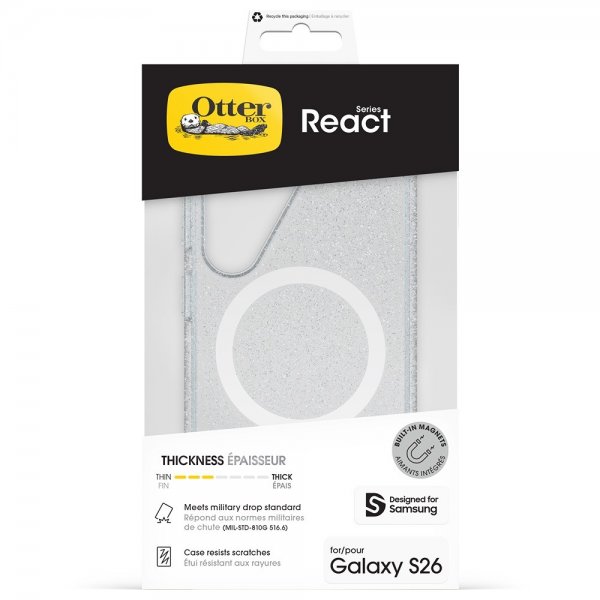 Otterbox Samsung Galaxy S26 Skal React MagSafe Stardust