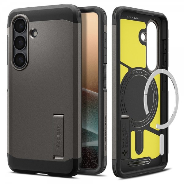 Spigen Samsung Galaxy S26 Skal Tough Armor MagFit Gunmetal