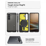Spigen Samsung Galaxy S26 Skal Tough Armor MagFit Gunmetal