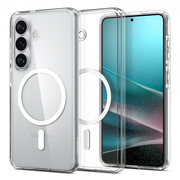 Spigen Samsung Galaxy S26 Skal Ultra Hybrid MagFit Clear White