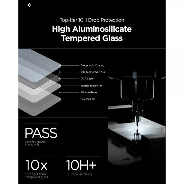 Spigen Samsung Galaxy S26 Skärmskydd GLAS.tR EZ Fit Pro 2-pack