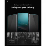 Spigen Samsung Galaxy S26 Skärmskydd GLAS.tR EZ Fit Pro Privacy 2-pack
