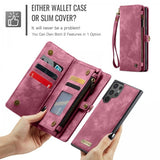 CaseMe Samsung Galaxy S26 Ultra Fodral 008 Series Löstagbart Skal Röd