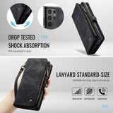 CaseMe Samsung Galaxy S26 Ultra Fodral 008 Series Löstagbart Skal Svart