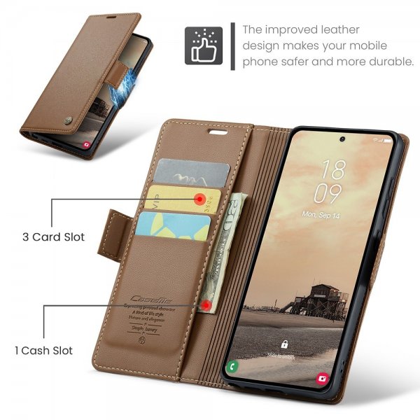CaseMe Samsung Galaxy S26 Ultra Fodral 023 Series Brun