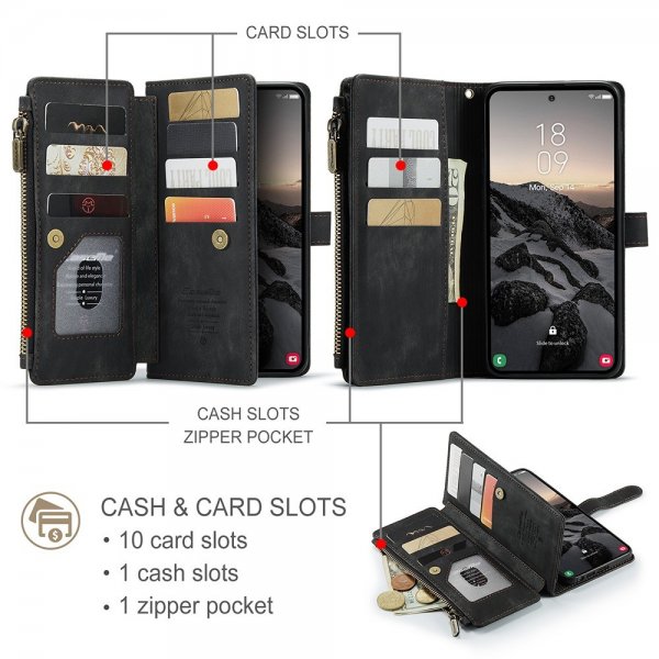 CaseMe Samsung Galaxy S26 Ultra Fodral C30 Series Svart