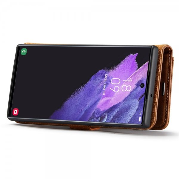 Dg.Ming Samsung Galaxy S26 Ultra Fodral med Löstagbart Skal Brun