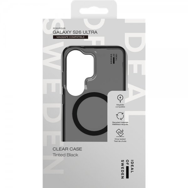 Ideal of Sweden Samsung Galaxy S26 Ultra Skal Clear Case MagSafe Tinted Black